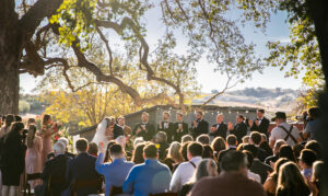 Wedding ceremony at The Fableist in Templeton