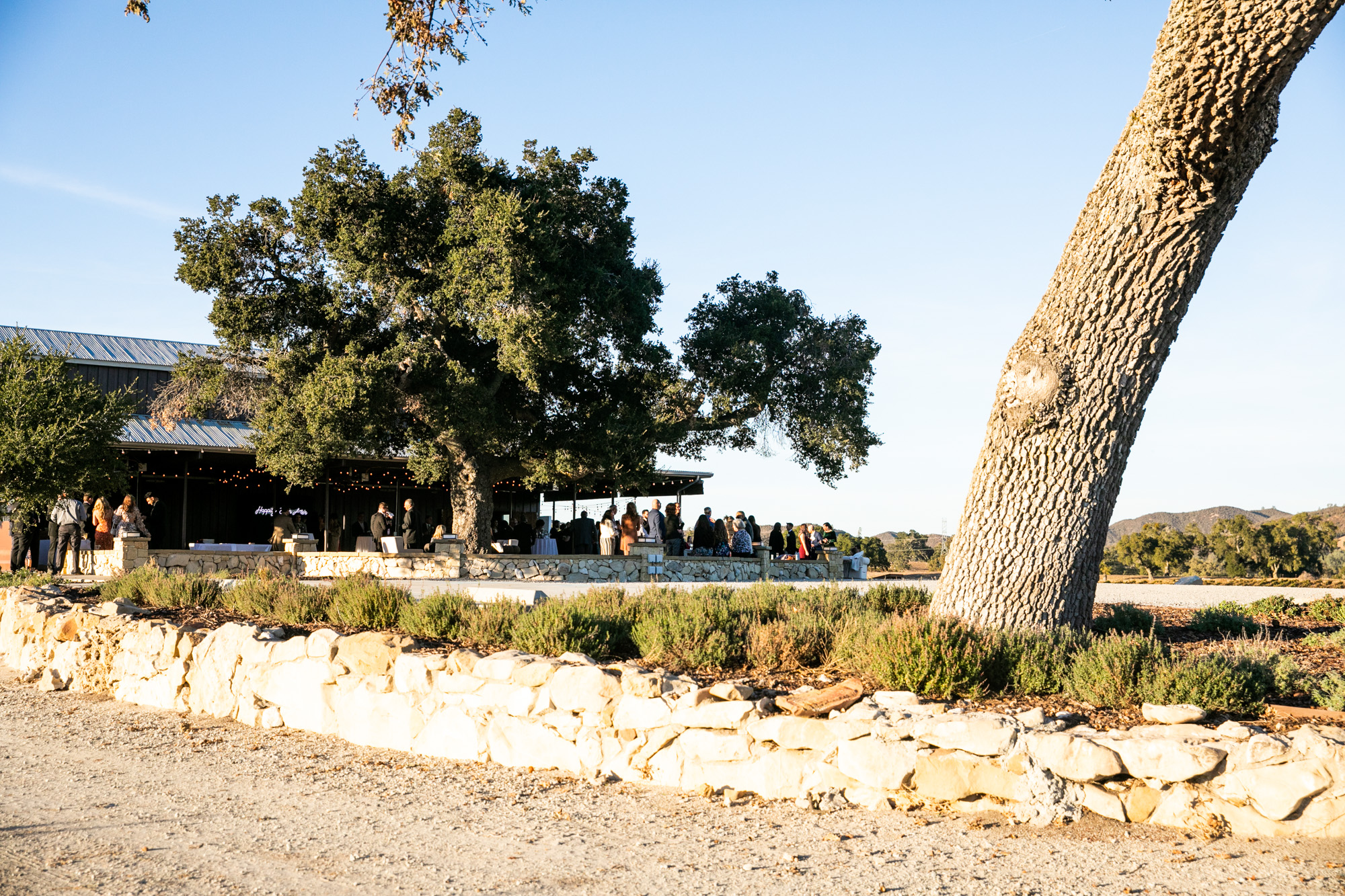 Entering Oyster Ridge wedding venue in Santa Margarita, CA.