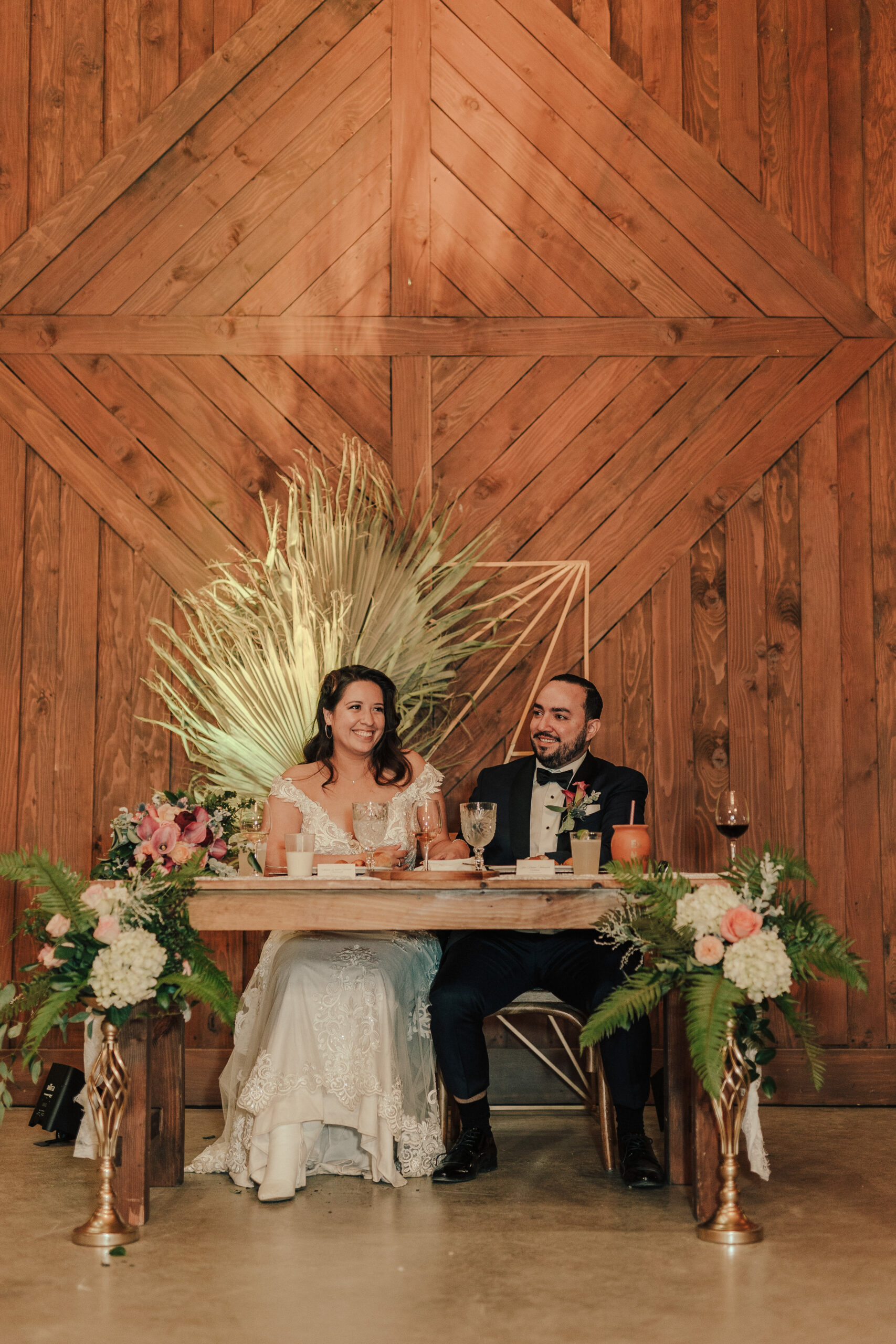 Wedding reception at Herrera Barn in Nipomo, California