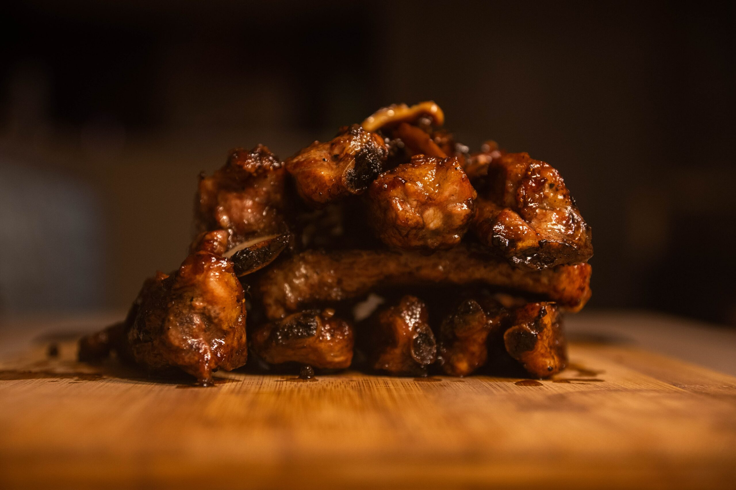 Cooked short rib Tender, savory short ribs