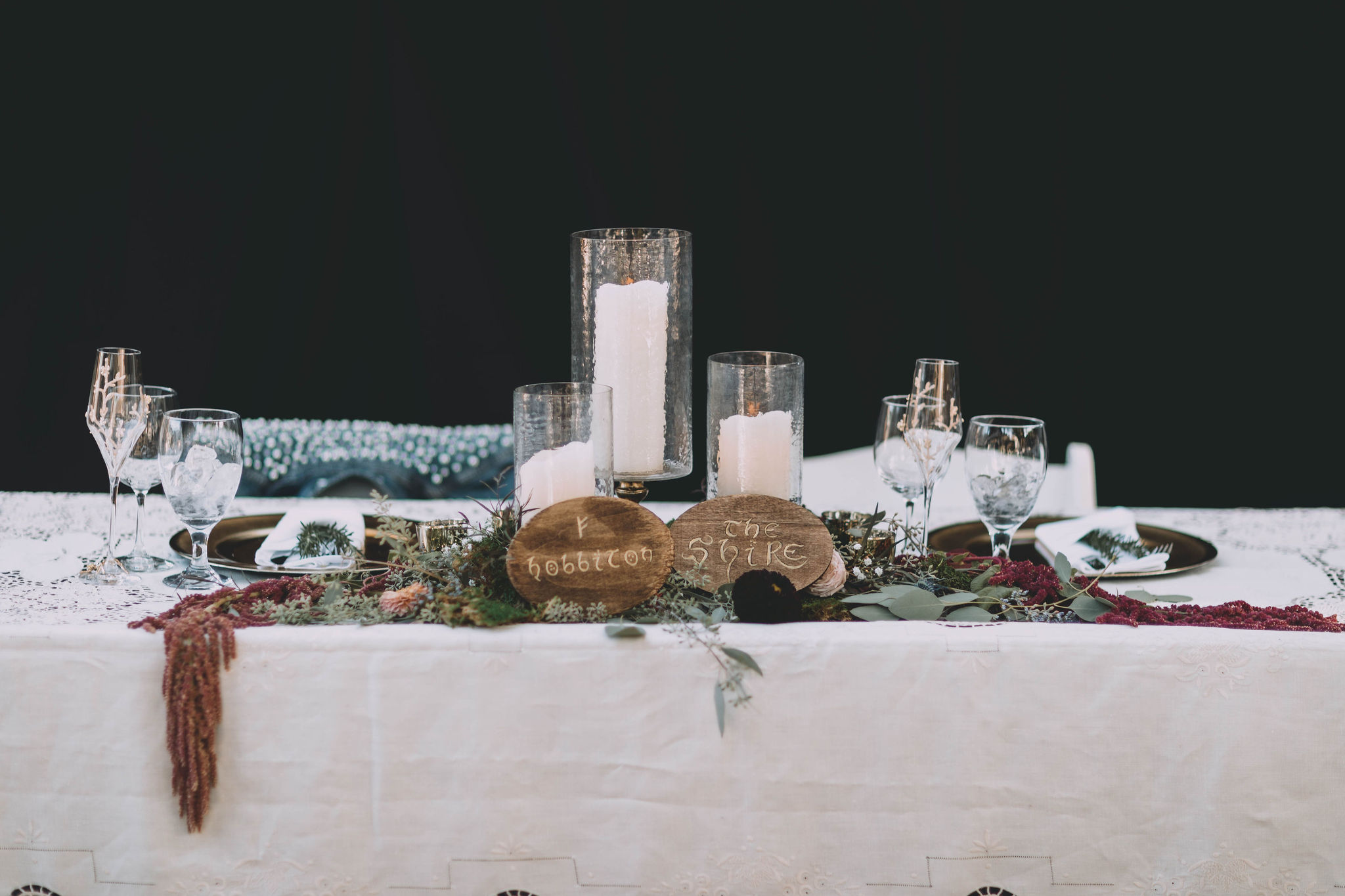 Sweetheart table at San Luis Obispo County wedding