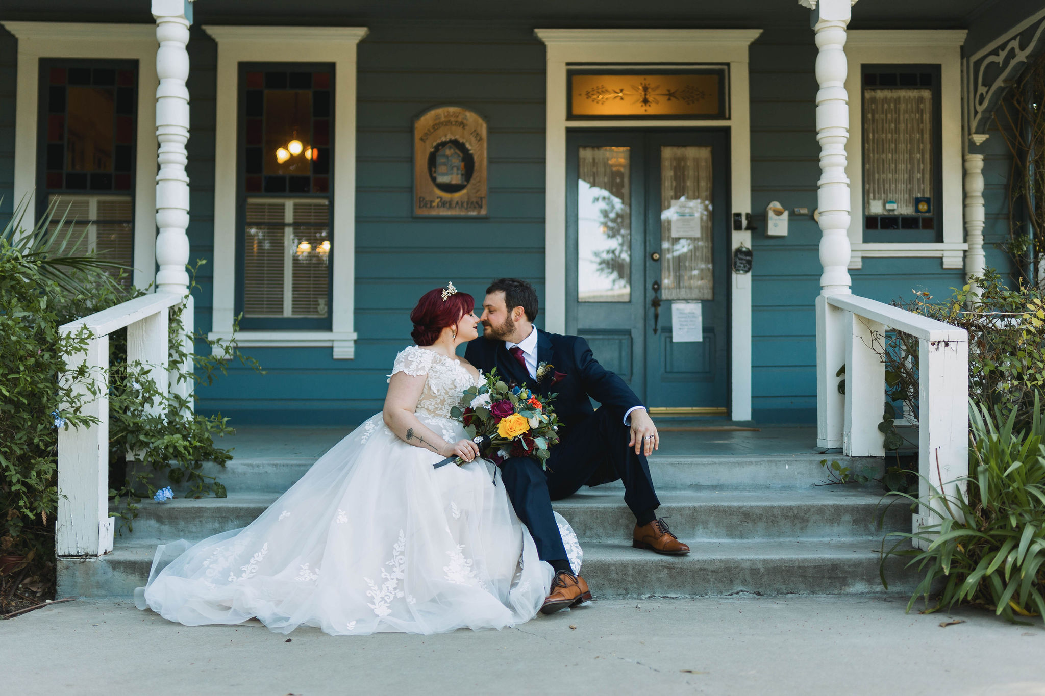 Couples portraits at San Luis Obispo County wedding.