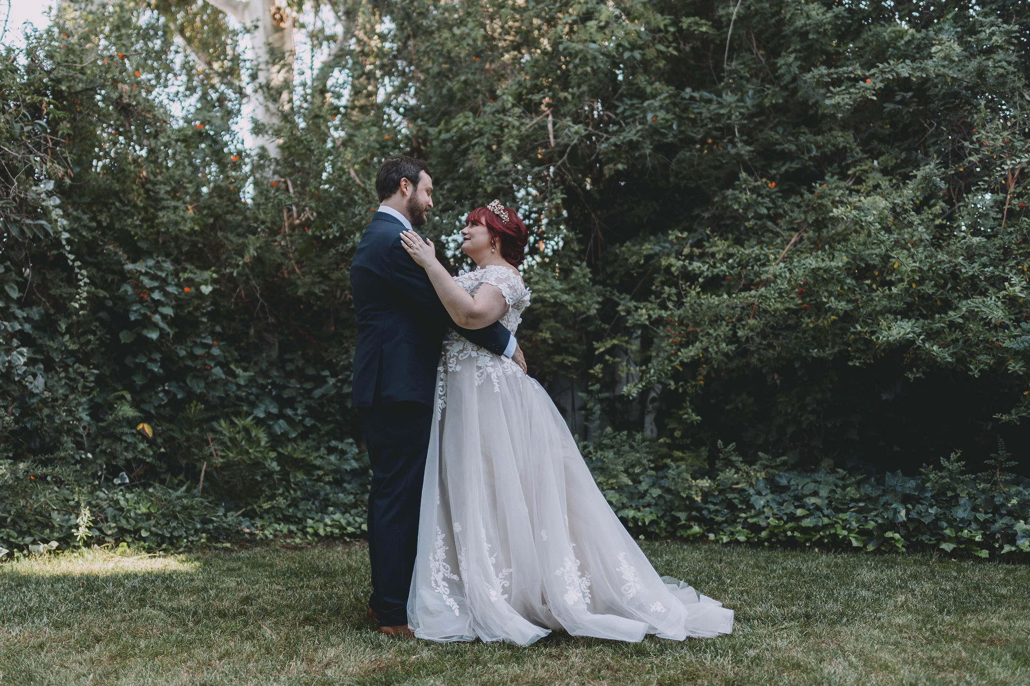 Couples portrait at Kaleidoscope wedding, Nipomo CA