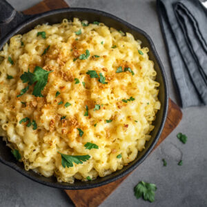 Mac and Cheese with Panko Topping